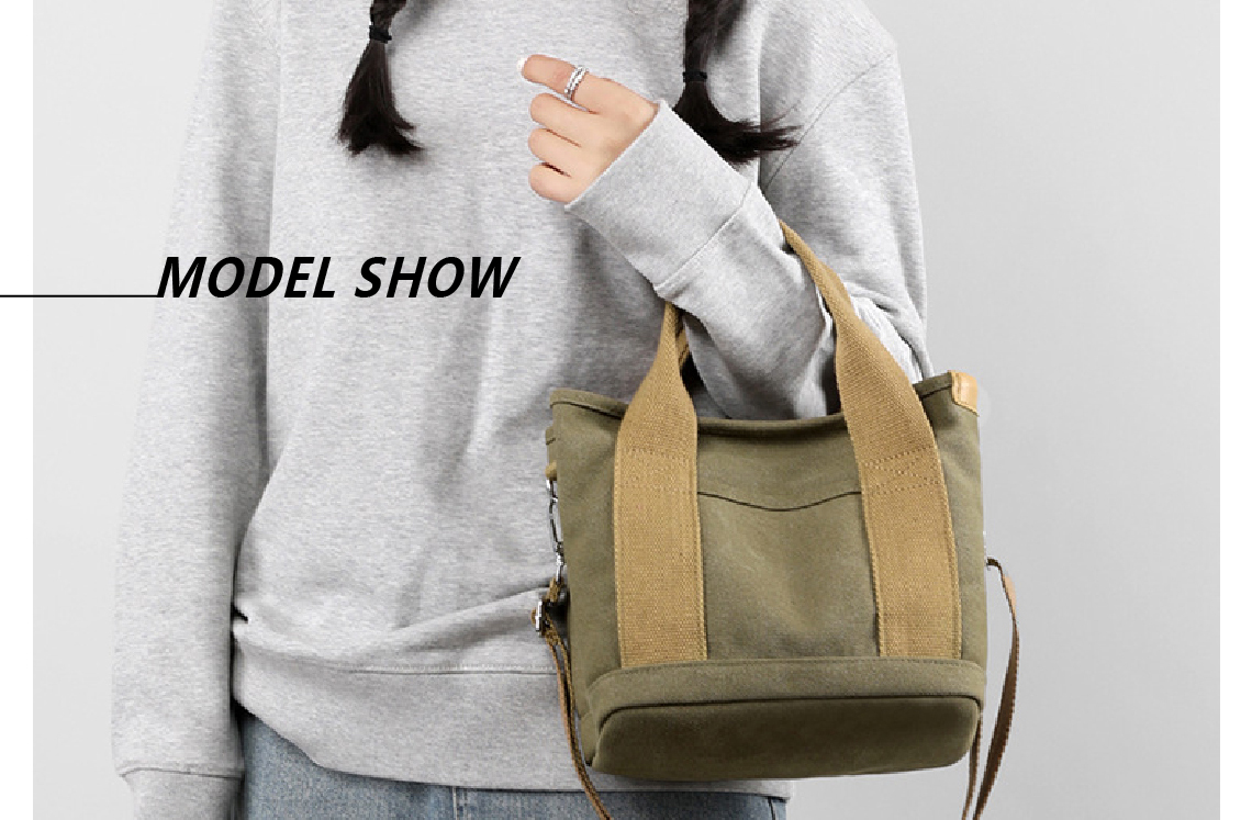 厚帆布托特兩用包